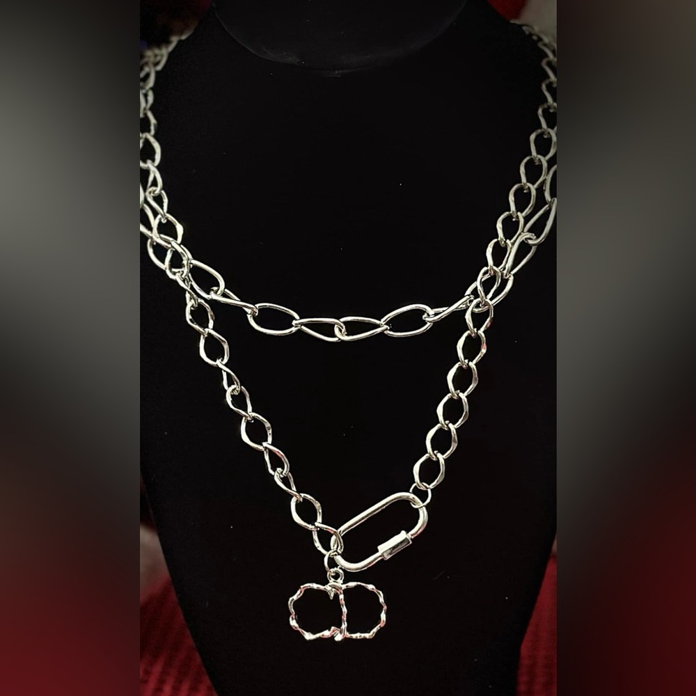 Silver Layered Necklace